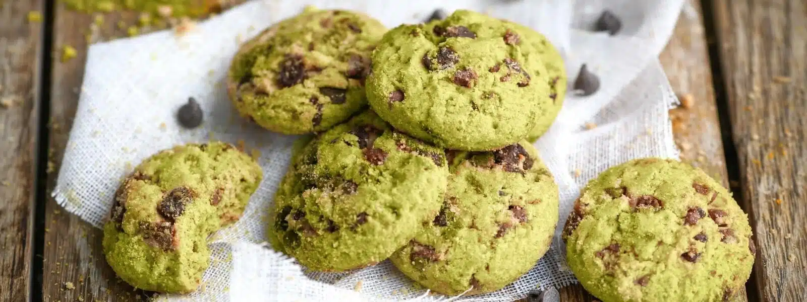 Cookies au thé matcha - 3388