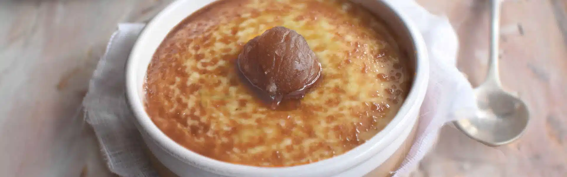 Crème brûlée aux marrons glacés - 3255