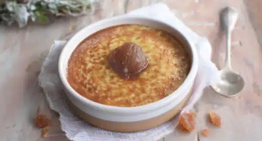 Crème brûlée aux marrons glacés - 3255