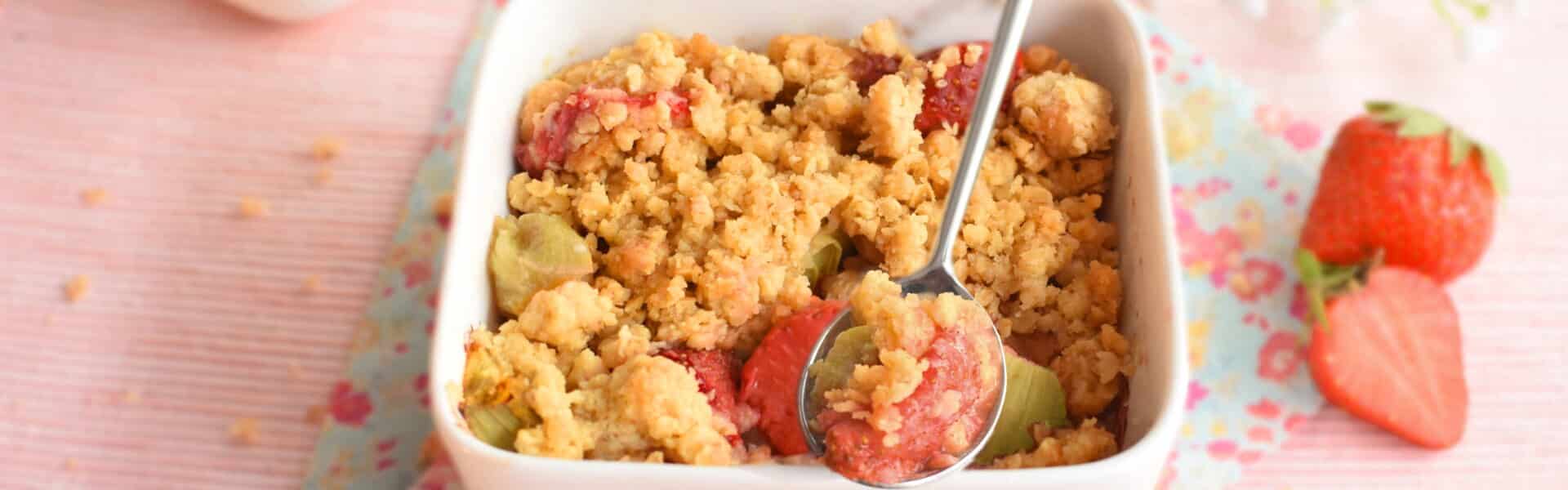 Crumble fraises-rhubarbe - 3212