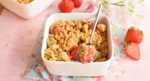 Crumble fraises-rhubarbe - 3212