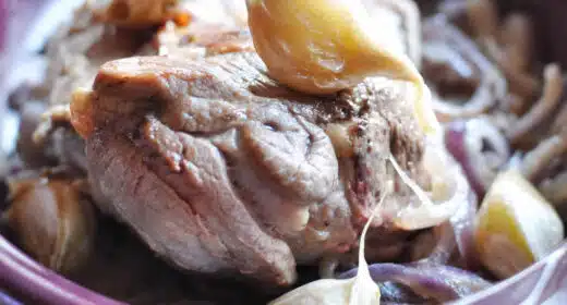 Epaule d’agneau maigre au confit d’oignons - 3148