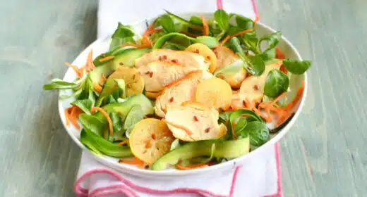 Salade de poulet au miel et au citron - 3008