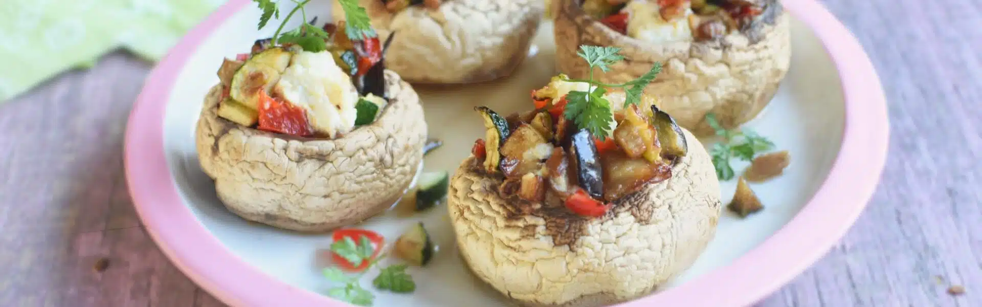 Champignons farcis aux légumes - 3027