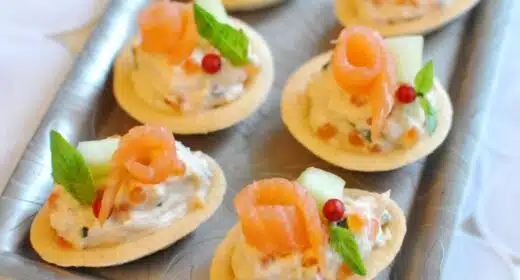 Mini tartelettes au saumon - 3058