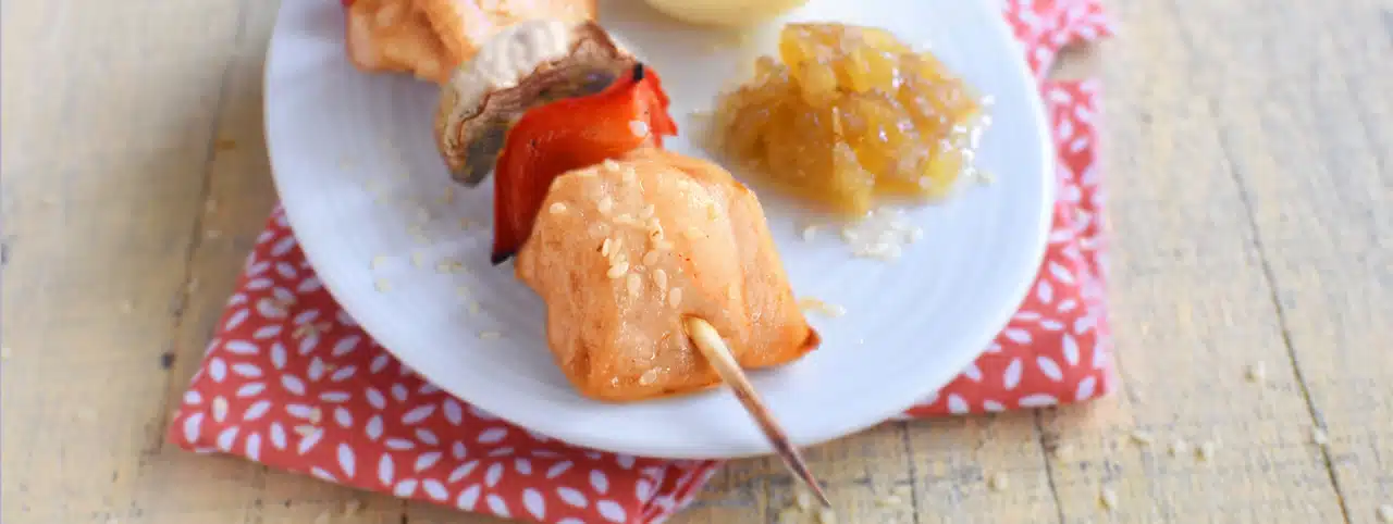 Brochettes de ris de veau, citron et safran - 3076