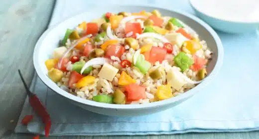 Salade de riz façon basquaise - 3098