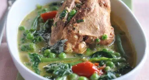 Souris d&rsquo;agneau aux légumes et Roquefort - 3127