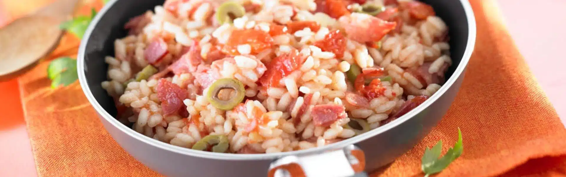 Risotto au bacon, tomates, olives - 3151