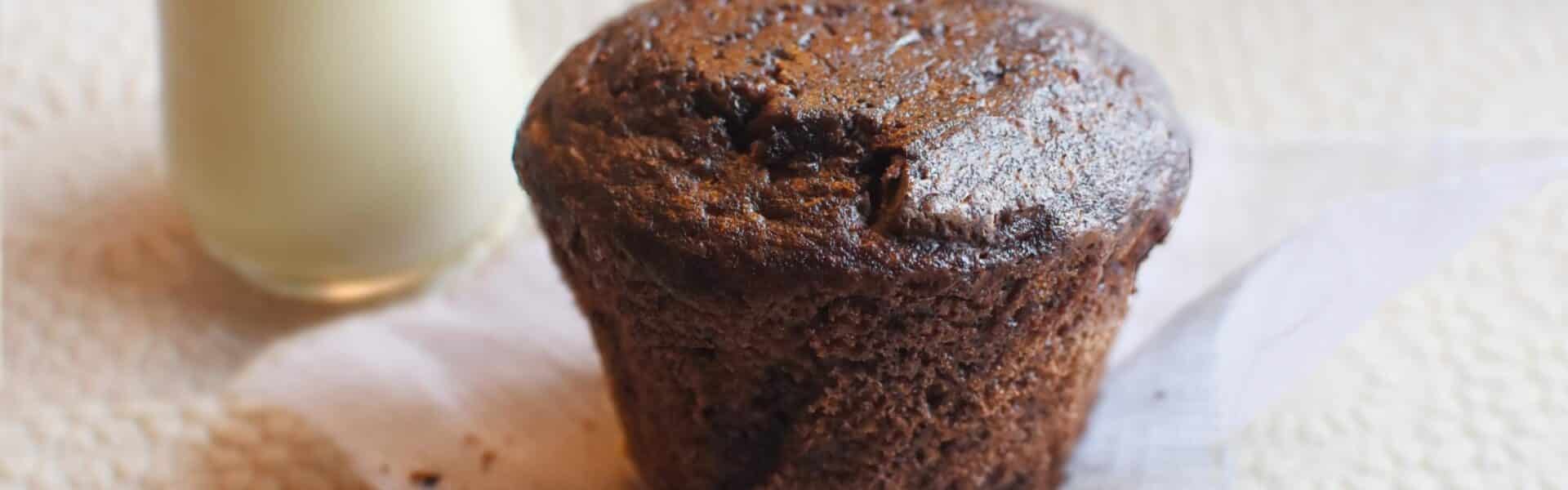 Muffins légers au chocolat et crème anglaise - 3170