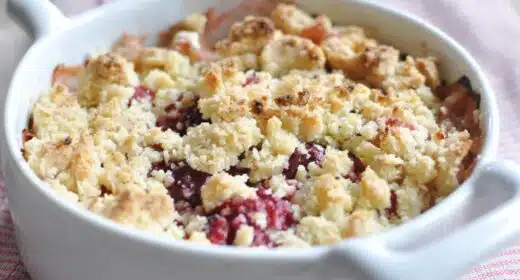 Crumble pommes-fraises - 3185