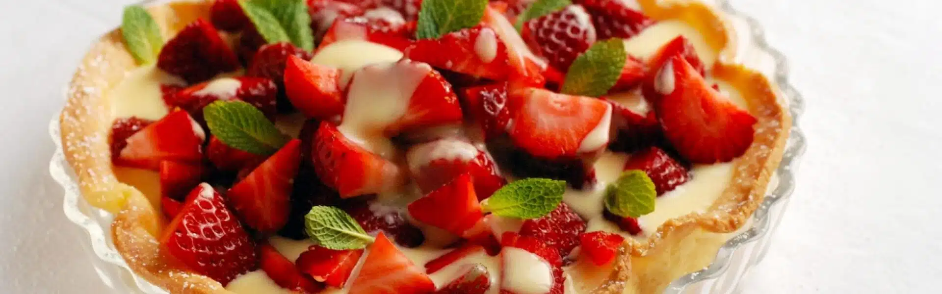 Tarte aux fraises à la crème patissière - 3186