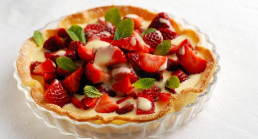 Tarte aux fraises à la crème patissière - 3186