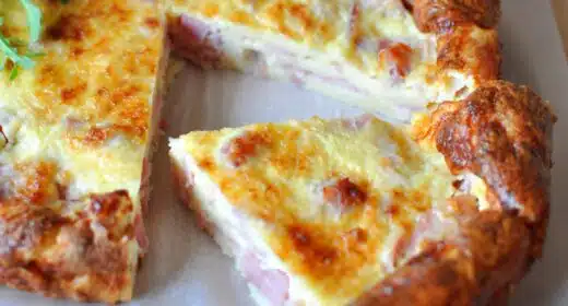 Quiche lorraine sans pâte - 3196