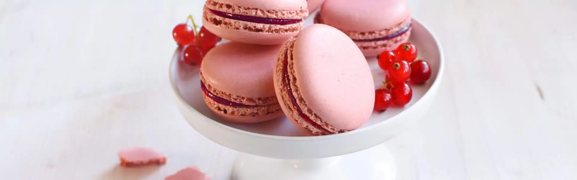 Macarons aux fruits rouges - Recette adaptée Primevere