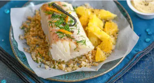 Papillote de cabillaud vanillé et quinoa gourmand - 3359