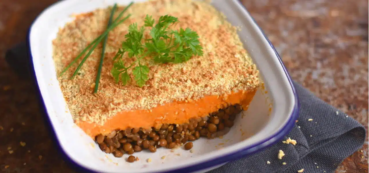 Parmentier de patate douce aux lentilles - 3329