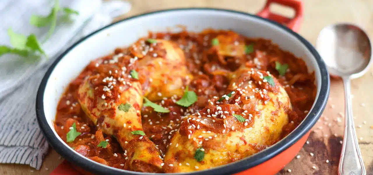 Tajine de poulet aux tomates - 3282