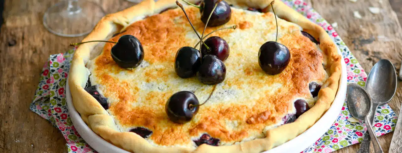 Tarte aux cerises et aux amandes - 3350