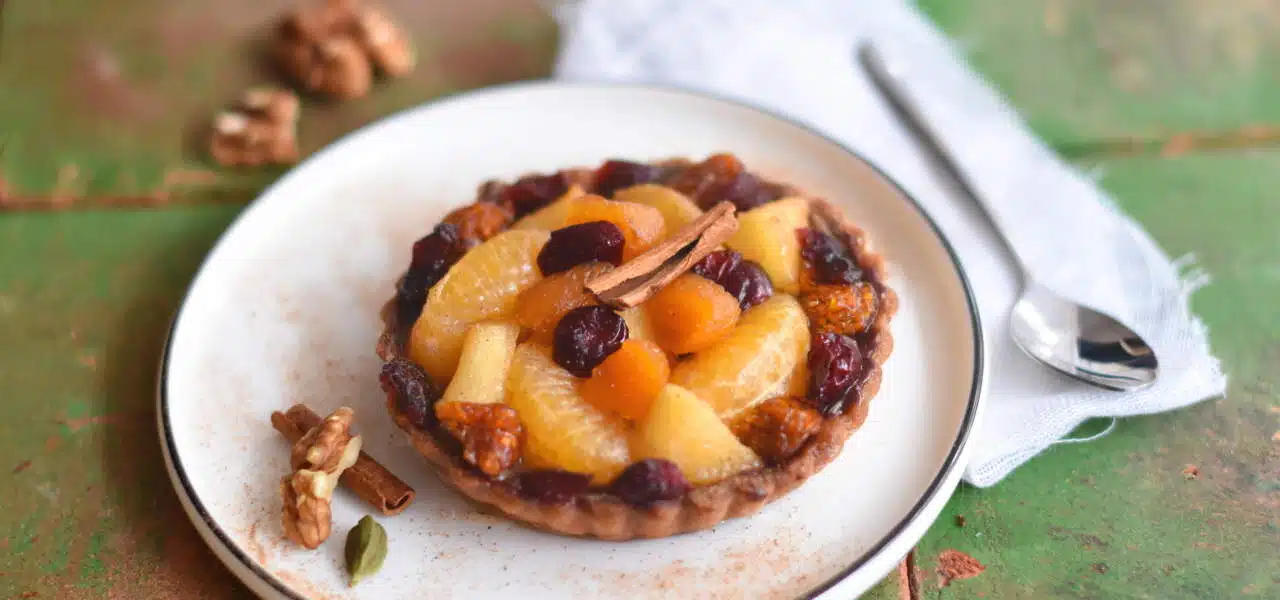 Tarte de noël aux fruits secs - 3336