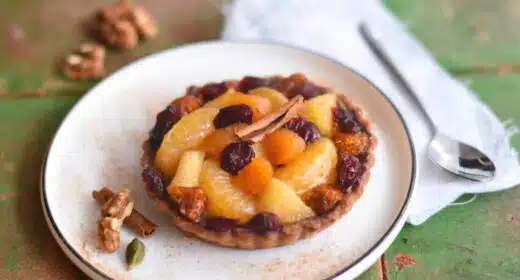 Tarte de noël aux fruits secs - 3336