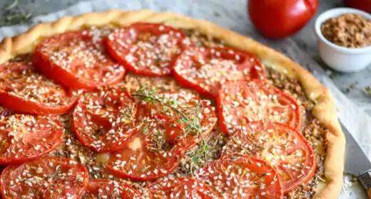 Tarte à la tomate et à la moutarde - 3345