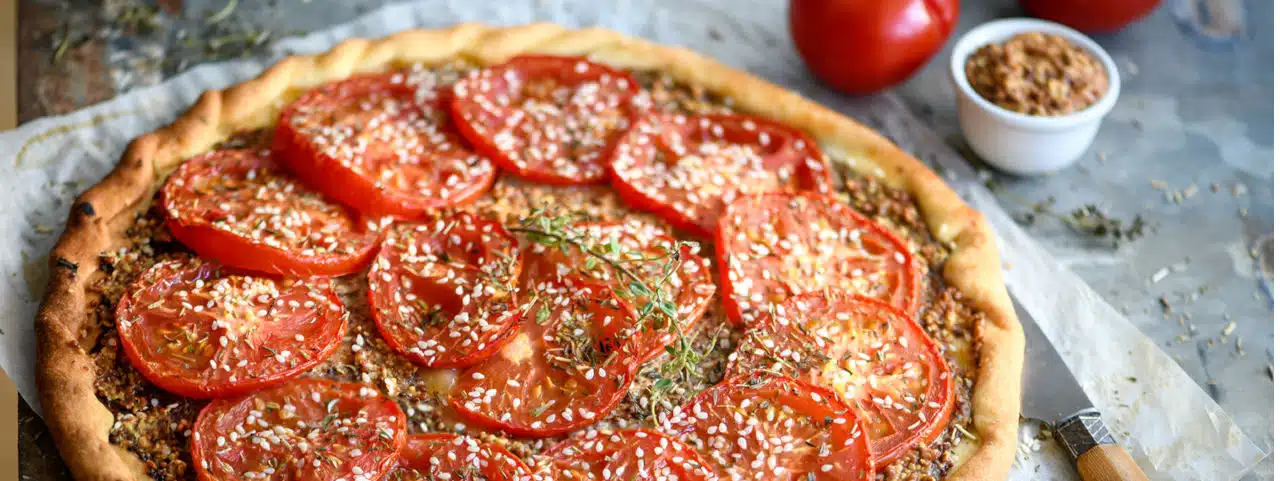 Tarte à la tomate et à la moutarde - 3345