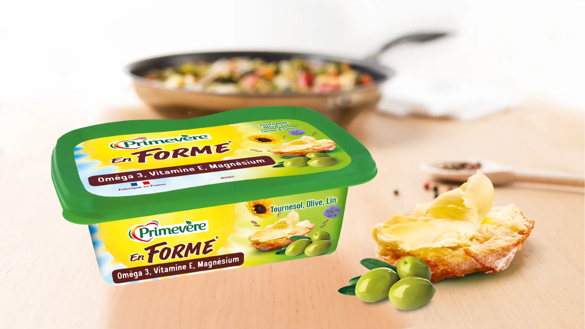 Primevère En Forme** Tournesol, Olive, Lin - 5835
